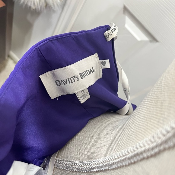 Size 12 Davids bridal dress unaltered with tags - Picture 5 of 6